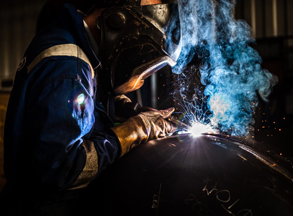 Puma Engineer welds spectacularly