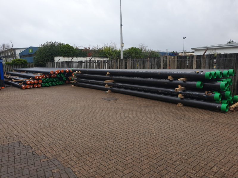 Puma Laydown Area Pipe